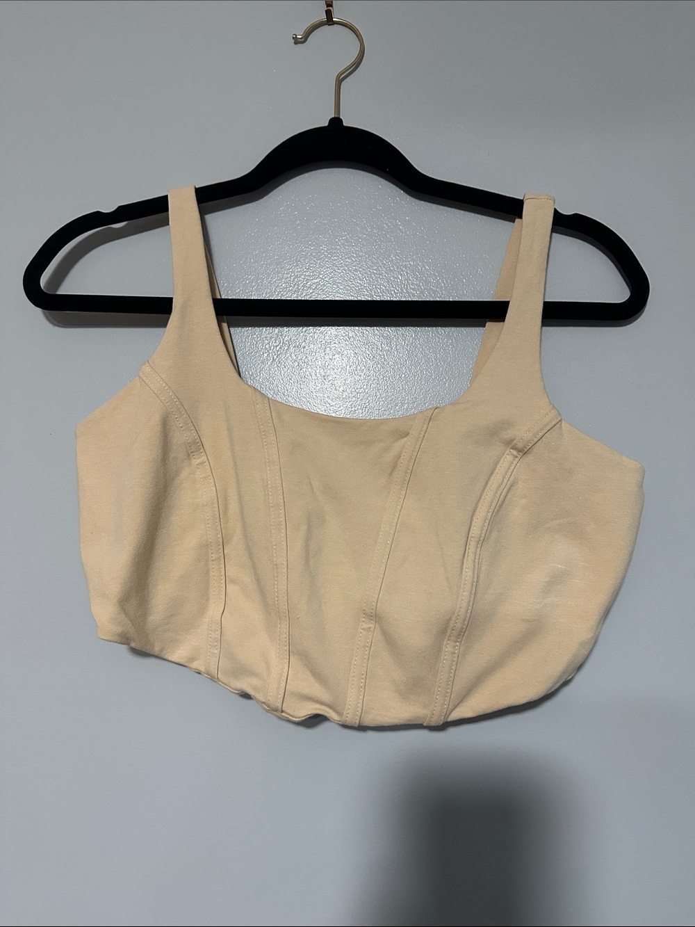 Cream Wild Fable Corset Top